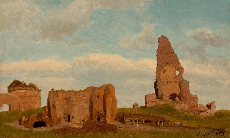 Albert Bierstadt Ruins-Campagna of Rome